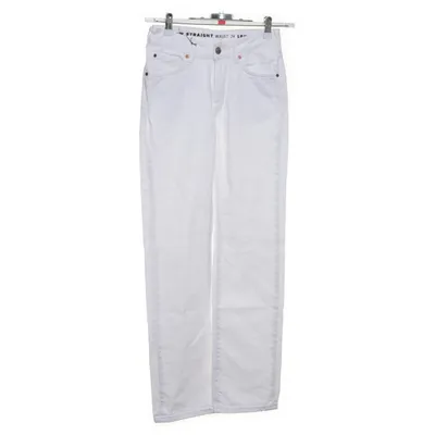 Jeans (Vit) från Never Denim by Bik Bok Bomull, Lyocell