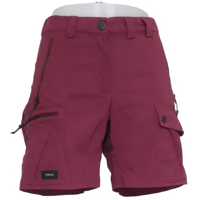 Outdoor shorts (Red) from Forclaz Elastane, Polyamide, Polyester