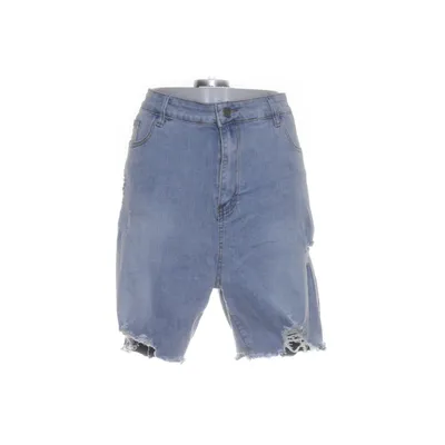 Jeansshorts (Blå) från Curve Bomull, Polyester, Elastan