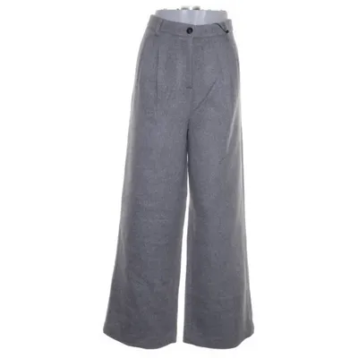 Palazzo pants (Gray) from Junkyard Polyester, Wool