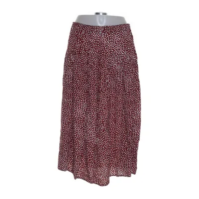Rok (Rood, Wit) van Yessica Viscose
