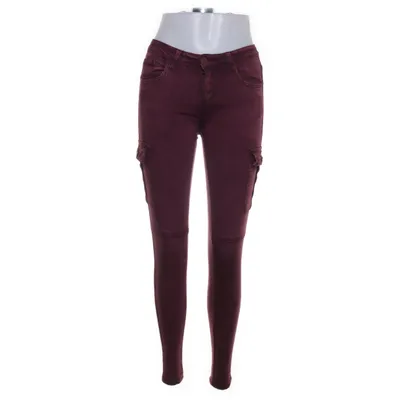 Cargo broek (Rood) van Nina Carter Katoen, Elastaan, Polyester