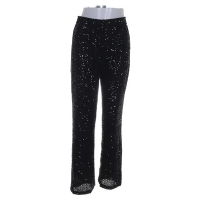 Pants (Black, Silver) from Gina Tricot Elastane, Polyester