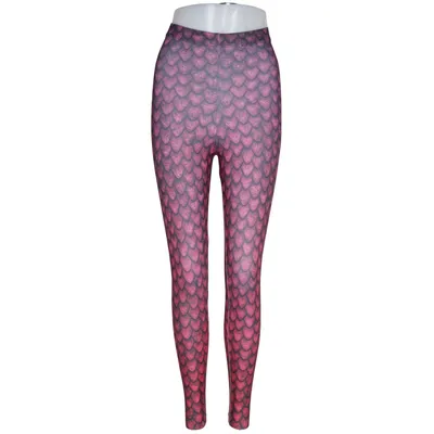 Leggings (Rød, Lilla) fra Blackmilk Elastan, Polyester