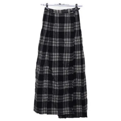 Wrap skirt (Black, White) from Gor-Ray