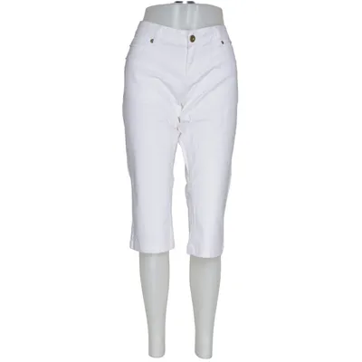 Three-quarter pants (White) from Brooker Cotton, Elastane