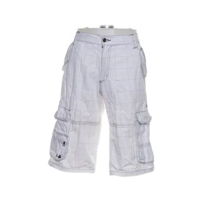 Cargo shorts (White, Multicolored) from IDPDT Cotton