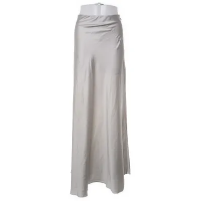 Maxi skirt (Gray) from Boohoo Polyester