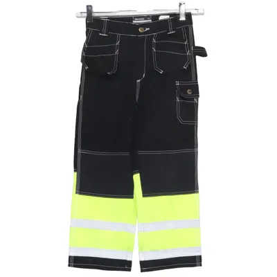 Arbejdsbukser (Sort, Gul) fra Biltema Bomuld, Polyester