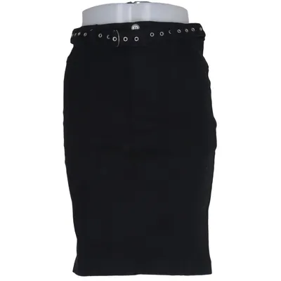 Skirt (Black) from Topshop Cotton, Elastane