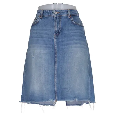 Jeansnederdel (Blå) fra Zara Bomuld, Elastan