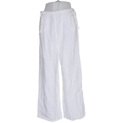 Palazzo pants (White) from Zara Linen, Viscose