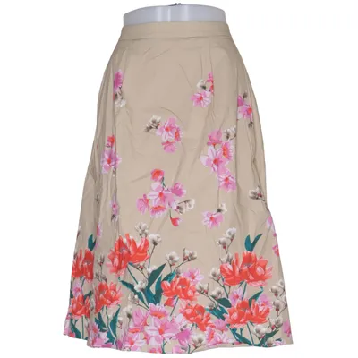 Rok (Beige, Meerkleurig) van Lands' End Katoen, Elastaan
