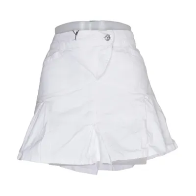 Jupe (Blanc) de Cross Sportswear Coton, Élasthane