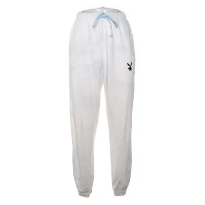 Mjukisbyxor (Vit) från Playboy x Missguided Bomull, Polyester