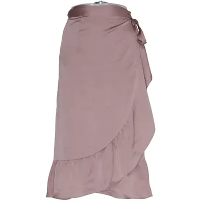 Slå om-nederdel (Pink) fra Neo Noir Polyester