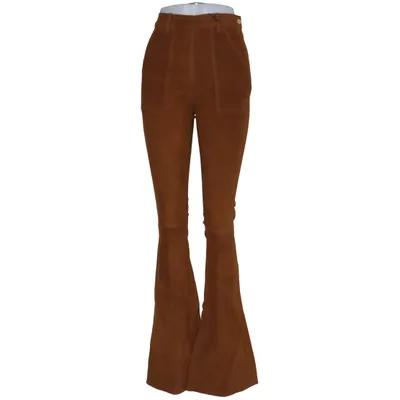Leren broek (Bruin) van Frame Denim Leer