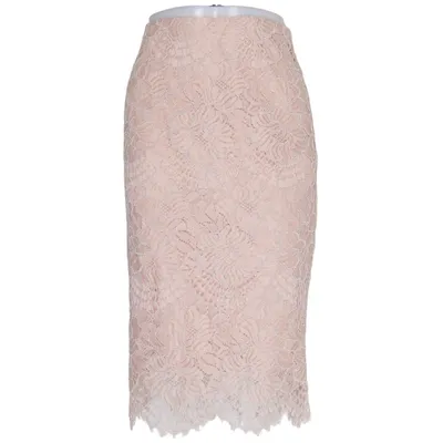 Skirt (Pink, Beige) from H&M Modern Classic Polyester, Polyamide, Cotton