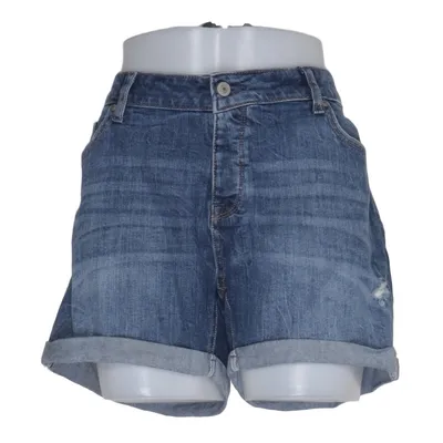 Short en jean (Bleu) de Denim by Lindex Coton, Élasthane