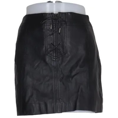 Läderkjol (Svart) från Urbancode Skinn, Polyester