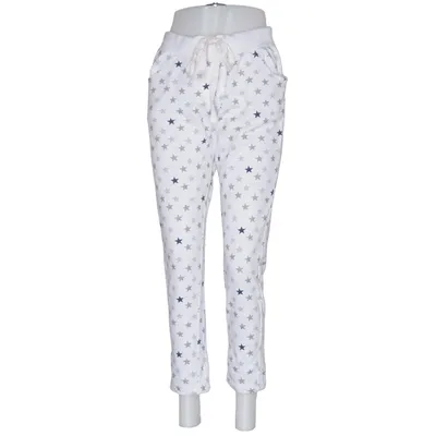Pajama pants (White, Multicolored) from Gem Cotton, Elastane
