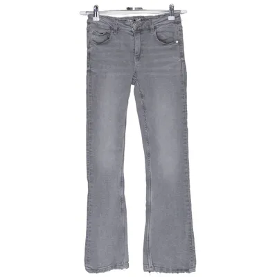Jeans (Grå) från Gina Tricot Bomull, Elastan