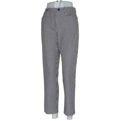 Pantalon patte d'éléphant (Noir, Blanc) de Light Before Dark Élasthane, Polyester, Viscose