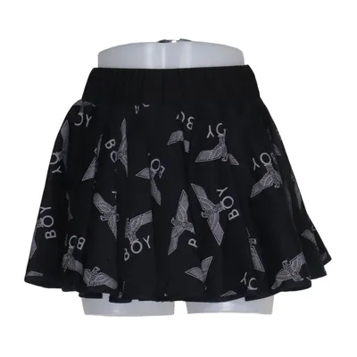 Jupe (Noir, Blanc) de Boy London Coton, Élasthane, Polyester