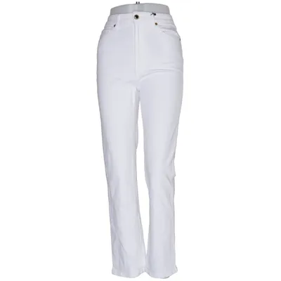 Jeans (Hvid) fra Khaite Bomuld, Polyurethan