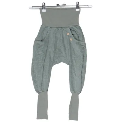 Corduroy broek (Groen) van Petit Cochon Elastaan, Organisch katoen