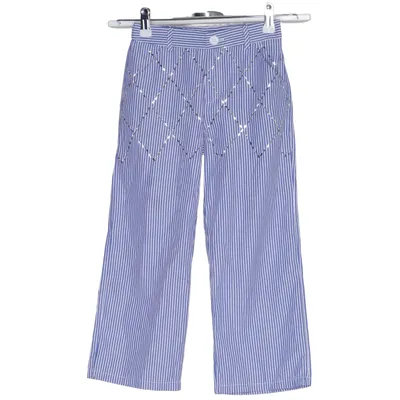 Broek (Blauw, Wit) van Lyla Rose Polyester, Viscose