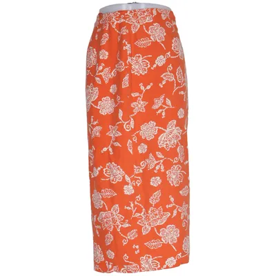 Wrap skirt (Red, White) from Ann Taylor Silk