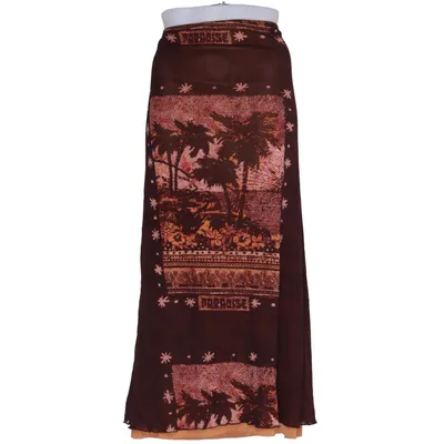 Maxi rok (Bruin, Oranje, Meerkleurig) van Passport Polyester