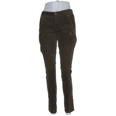 Corduroy broek (Groen) van Whiite Katoen, Elastaan