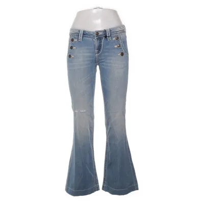 Jeans (Blå) från Miss Me Bomull, Elastan