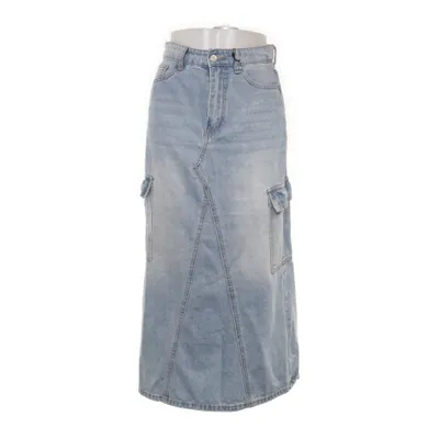 Denim skirt (Blue) from Shein Cotton, Lyocell, Polyester, Viscose