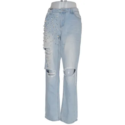 Jeans (Blue) from Boohoo Blue Cotton