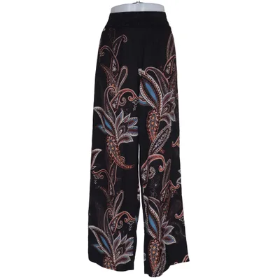 Palazzobukser (Sort, Flerfarvet) fra Mat. Elastan, Polyester