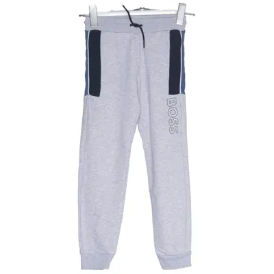 Pantalon de survêtement (Gris, Bleu, Blanc) de Boss Coton, Élasthane, Polyester