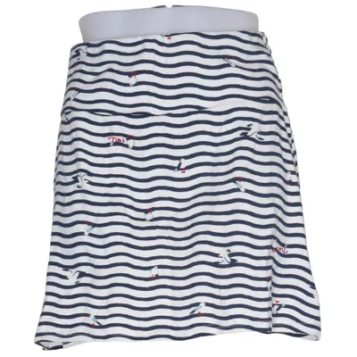 Jupe (Bleu, Blanc, Multicolore) de Blutsgeschwister Coton, Élasthane