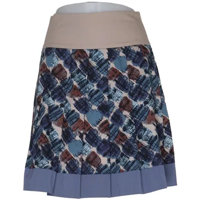 Jupe (Bleu, Beige, Marron) de Maxwell Coton, Élasthane, Viscose
