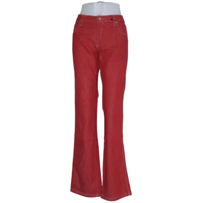 Jean (Rouge) de Flash Jeans Coton, Élasthane