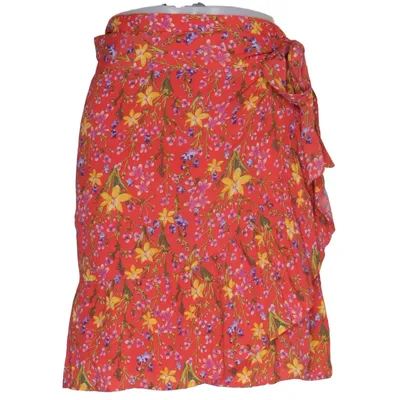 Wrap skirt (Red, Yellow, Purple) from Gap Viscose
