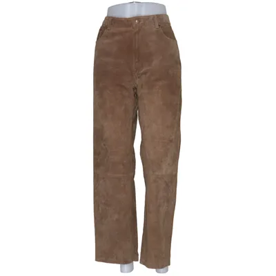 Pantalon en cuir (Marron) de Coldwater Creek Cuir, Polyester