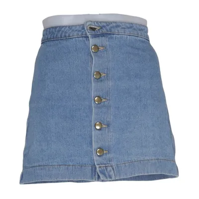 Spijkerrok (Blauw) van American Apparel Jeans Katoen