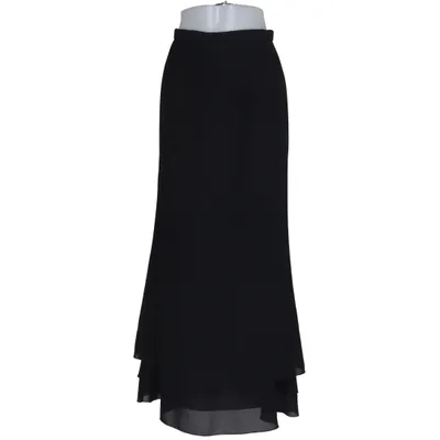 Maxi rok (Zwart) van Luis Civit Polyester, Viscose