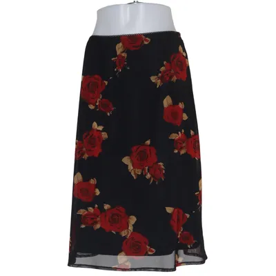 Jupe (Noir, Rouge, Multicolore) de Miss H. Polyester