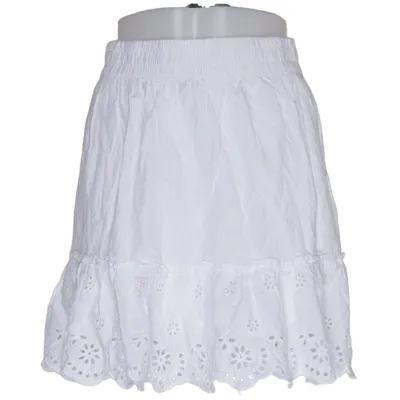 Kjol (Vit) från L.O.G.G by H&M Bomull