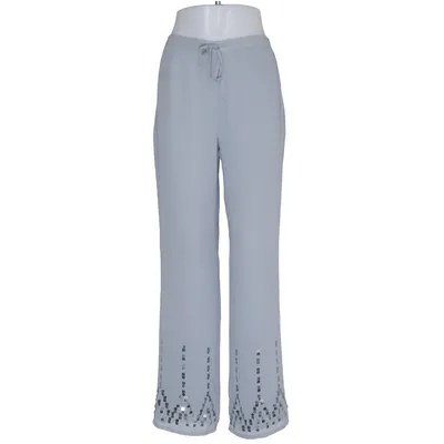 Pants (Gray) from Adelsten Acetate, Polyester