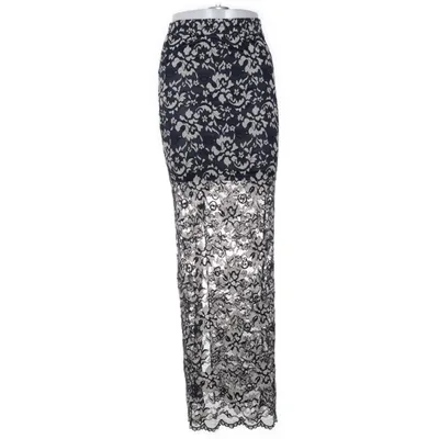 Maxi rok (Wit, Blauw) van Ganni